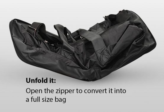 Folding Travel Bag (Leatherette) (Flight cabin size compliant) - Image 3