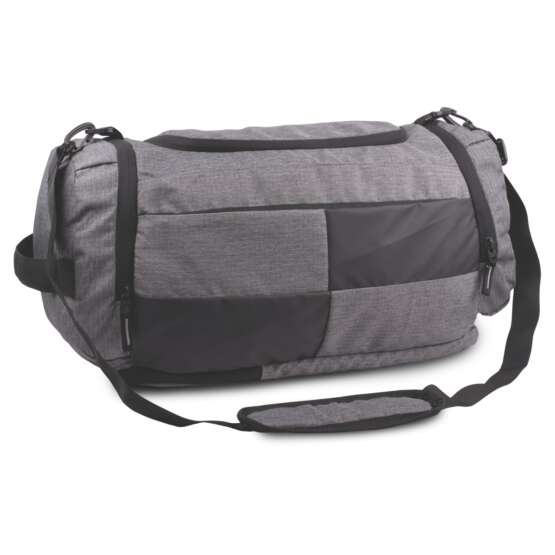 Checkers Premium Travel Duffel bag | Separate Laptop Compartment | Shoe & Utility Pockets on sides