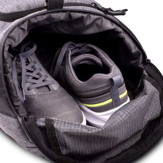 Checkers Premium Travel Duffel bag | Separate Laptop Compartment | Shoe & Utility Pockets on sides - Image 3