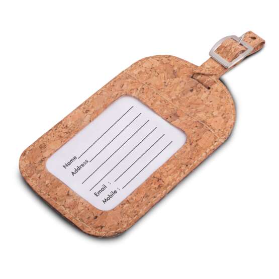 Cork Luggage tag