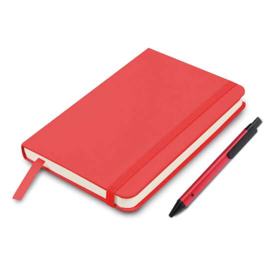 Classic Notebook Gift set: A5 Elastic Notebook With Flat Pen - Image 2