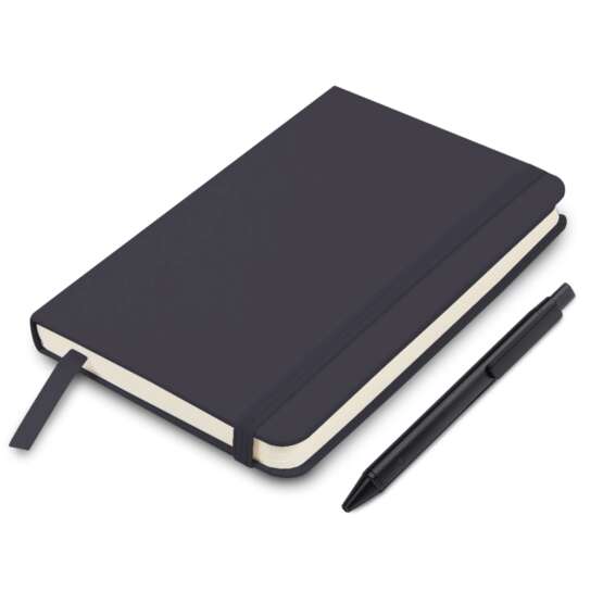 Classic Notebook Gift set: A5 Elastic Notebook With Flat Pen - Image 3