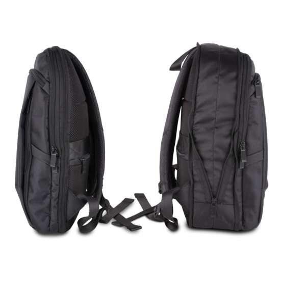 Puffer: Expandable laptop backpack with 2 front pockets, hidden back pocket and Stroller ribbon - Image 3