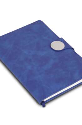 A5 notebook with round magnetic flap & bookmark ribbon