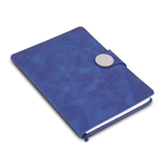 A5 notebook with round magnetic flap & bookmark ribbon