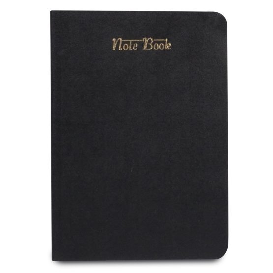 2 in 1 Black Set: Timeless notebook with Metal Pen in Folding Cardboard Box - Image 2