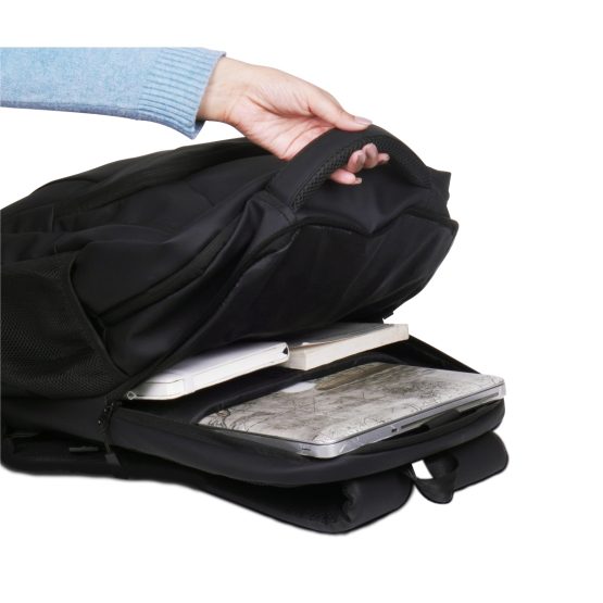 Summit 360: Full matte Classic backpack with spacious construction | Water resistant fabric - Image 3